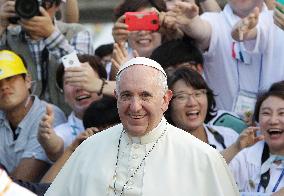 Pope Francis at Asian Youth Day in S. Korea