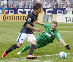 Haraguchi scores on Hertha debut in German Cup win
