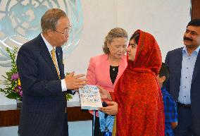 Yousafzai at United Nations