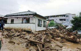 Flooding, landslides hit Hiroshima