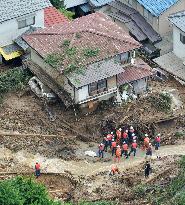 Flooding, landslides hit Hiroshima