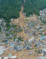 Flooding, landslides hit Hiroshima