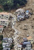 Flooding, landslides hit Hiroshima