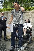 Rakuten CEO joins 'Ice Bucket Challenge' in Tokyo