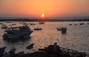 Sunset in Gaza
