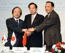 Japan, China, S. Korea to promote new logistics system