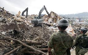 Rescue efforts continue in Hiroshima