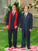 Japanese lawmaker Inoki meets N. Korea's ceremonial head of state