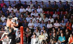 N. Korea, Japanese lawmaker stage 2-day combat sports event