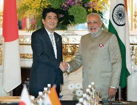 Abe, Modi vow to boost security ties