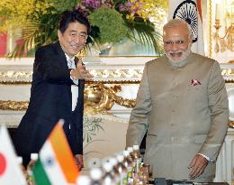 Abe, Modi hold summit meeting