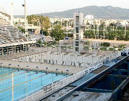Diving pool for 2004 Athens Olympics remains dry