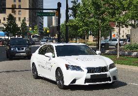 Toyota demonstrates automated driver-assisted car in Detroit