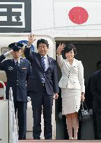 Japan PM Abe leaves for tour of Bangladesh, Sri Lanka