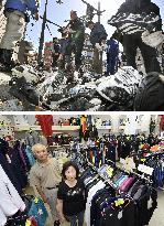 2011 disaster: sporting goods store then and now
