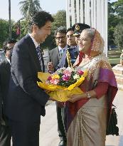 Japan Prime Minister Abe in Bangladesh