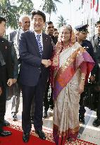 Japan Prime Minister Abe in Bangladesh