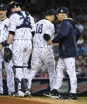 N.Y. Yankees' Kuroda suffers 9th loss