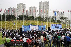 Athletes' village opening ceremony