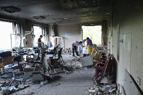 Hospital in Ukraine's Donetsk attacked by rocket fire