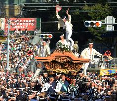 2-day Danjiri Festival in Kishiwada begins