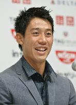 U.S. Open tennis runner-up Nishikori returns home