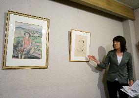 Painter/poet Takeshita's unknown paintings found