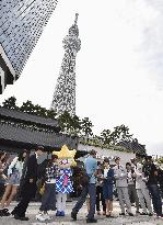 Number of Tokyo Skytree visitors exceeds 100 mil.