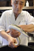 Eel restaurants face short supply and higher prices