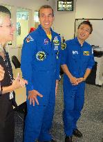 Astronaut Wakata, Mastracchio visit NASA center