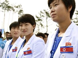 N. Korean athletes on eve of Asian Games' start