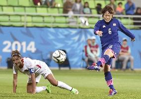 Japan beat Jordan in women's soccer at Asian Games