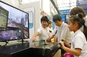 Kids play at Nankai Electric Railway's new theme facility