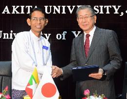 Japan, Myanmar universities to promote academic exchanges
