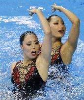 Japan wins silver in synchronized swimming