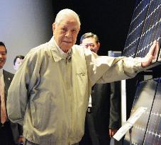 Ex-Taiwan Pres. Lee Teng-hui sees solar panel station