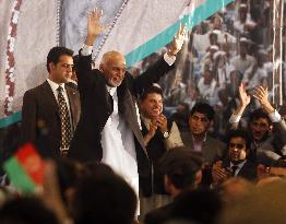 Ghani named Afghan president-elect