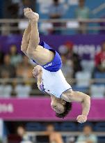 Kamoto wins men's individual all-around gymnastics