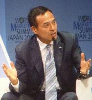 New Suntory chief speaks at int'l marketing forum
