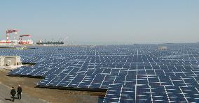 Many mega solar power projects under way in southwest Japan
