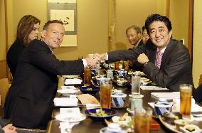 PM Abe meets with U.N. chief