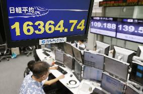 Nikkei hits nearly 7-year high in morning