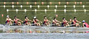 Japan claims silver in men's eight