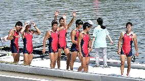 Japan claims silver in men's eight