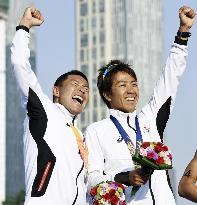 Hosoda wins gold, followed by Tayama in men's triathlon