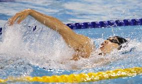 Japan's Hagino wins bronze in men's 200-meter backstroke