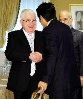 Japan premier Abe, Iraqi leader Massoum meet in New York