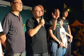 H.K. activists launch "Occupy Central" movement