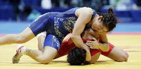 Japan's Yoshida wins women's 55 kg freestyle wrestling
