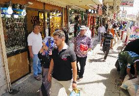 Sunni shopping district in Baghdad